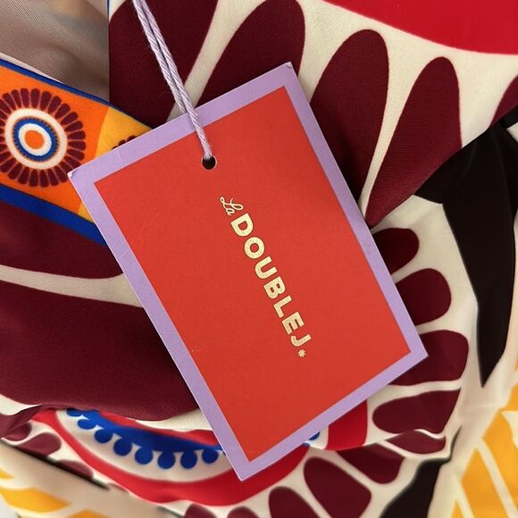 La DoubleJ Hazzard Swimsuit in Solar Placee XS $420 NWT Multicolor Print - Picture 6 of 16